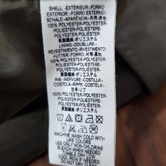 Free People Olive Moss Green Satin Bomber Jacket Pockets Size Small - Picture 7 of 7